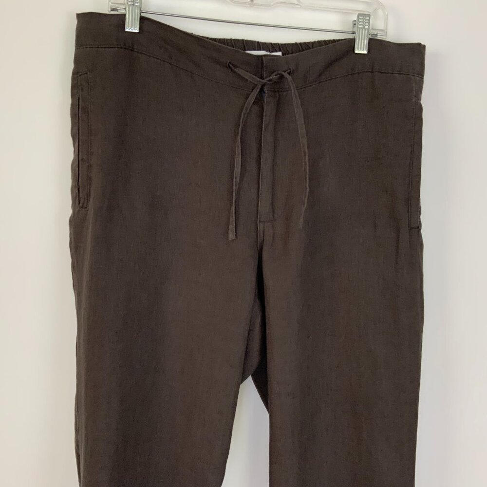 Onia Brown Drawstring Men’s Pants - Picture 3 of 16